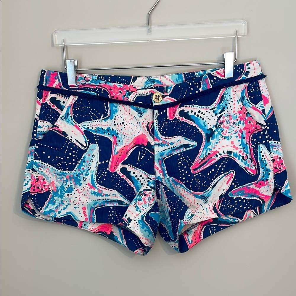 Lilly Pulitzer Adie Shorts in Indigo Star Struck Size 8